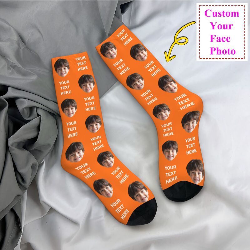 Dress Sock Men - 맞춤형 사진 텍스트 커스텀 남녀 공용