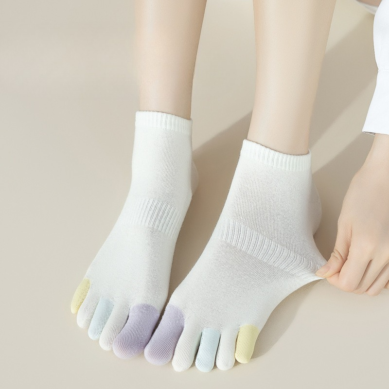 6 쌍 여름 얇은 통기성 땀 흡수 항균 스플릿 토 양말 - Toe Sock Split 리뷰 및 가격