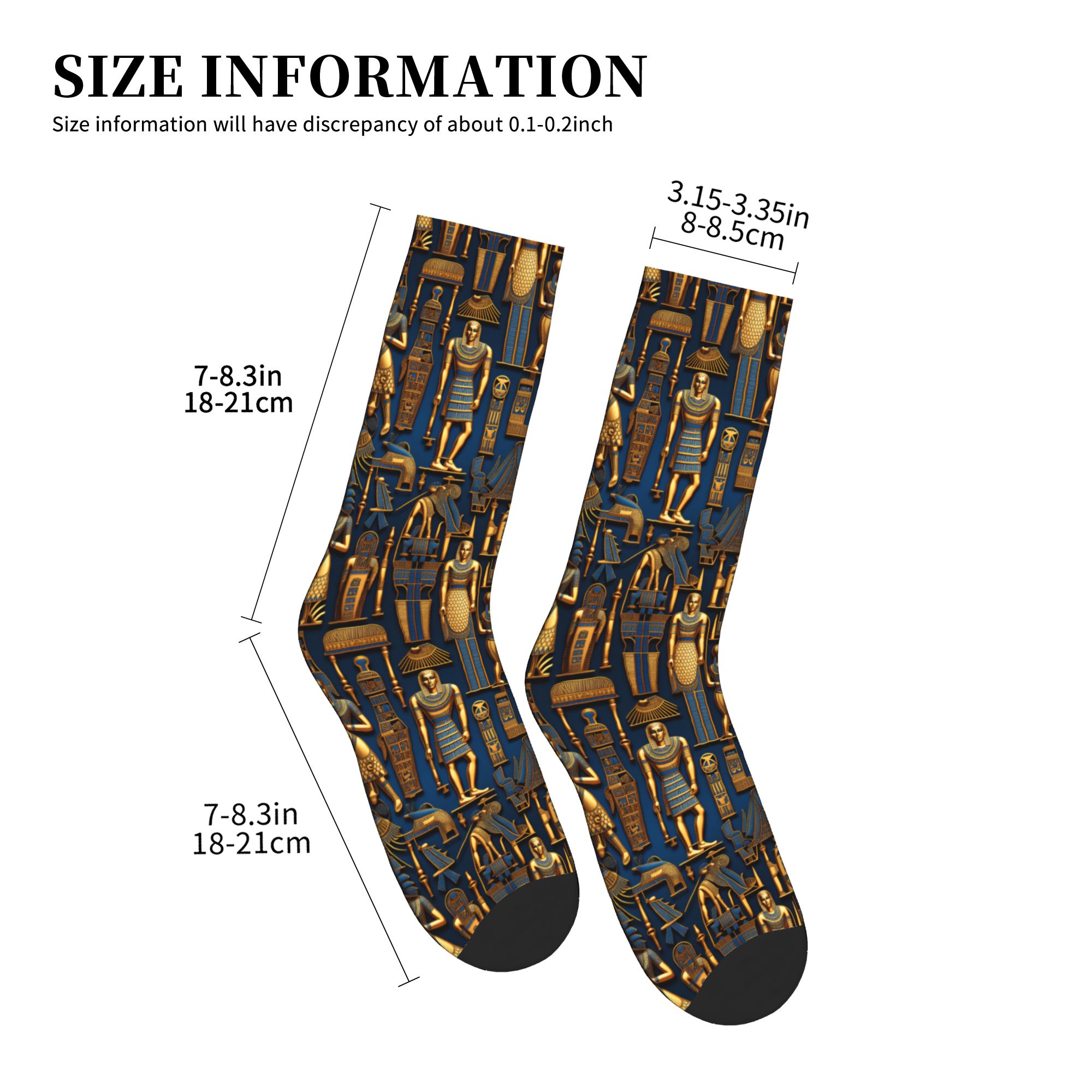 이집트 신과 상징 패턴 남성용 크루 양말 유니섹스 귀여 - Dress Sock Men 리뷰 및 가격