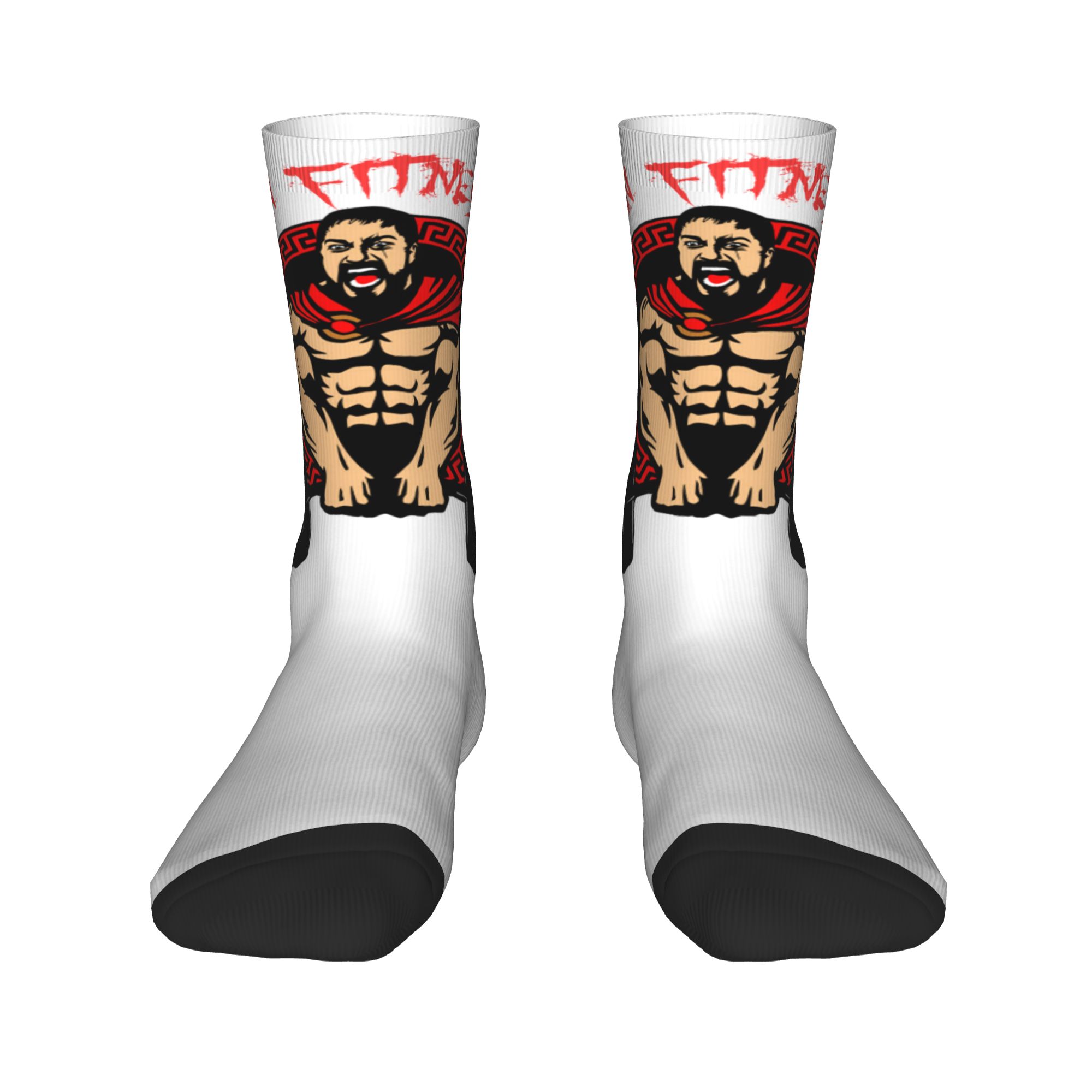 커스텀 스파르탄 짐 남성용 크루 양말 유니섹스 참신한  - Dress Sock Men 리뷰 및 가격