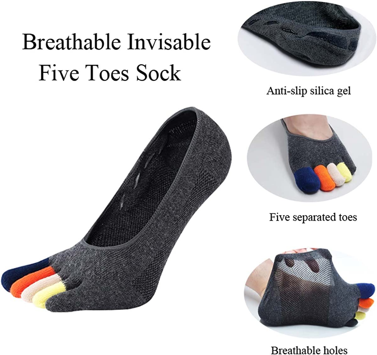 5 쌍 남성용 로우 컷 로퍼 양말 발가락 부분이 패션  - Invisibility Sock Loafer 리뷰 및 가격