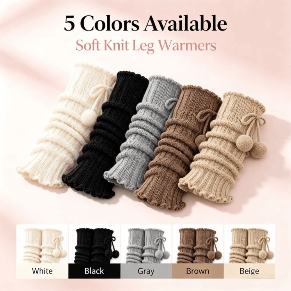 니트 레그 워머, 러플 가장자리, 케이블 니트 패턴,  - Boot Sock Slouchy 리뷰 및 가격